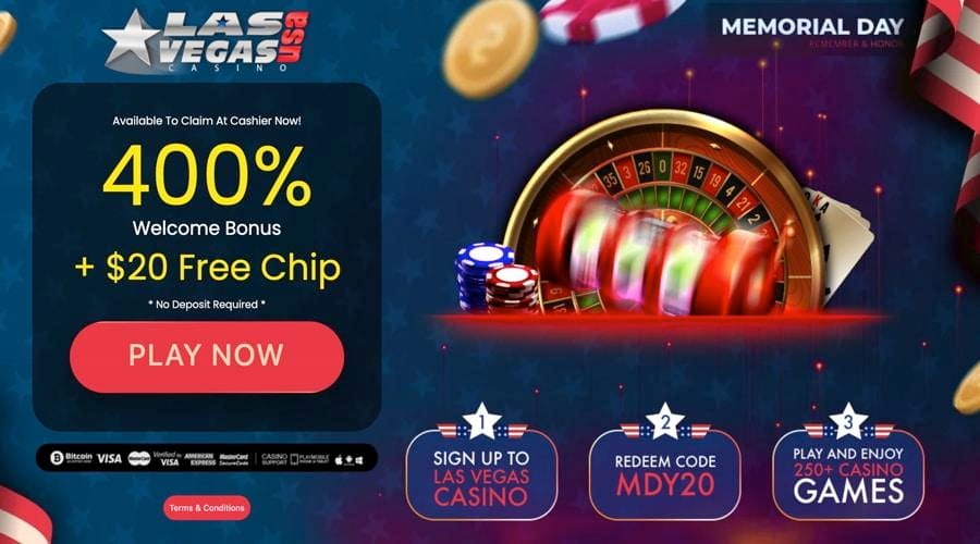 Las Vegas USA - Memorial Day Free Chip