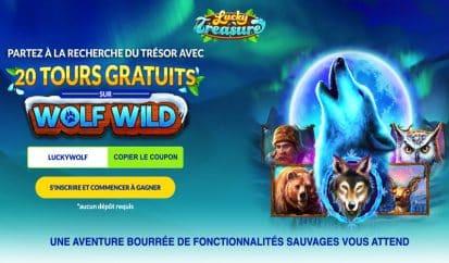 Wolf Wild 20 Spins No Deposit