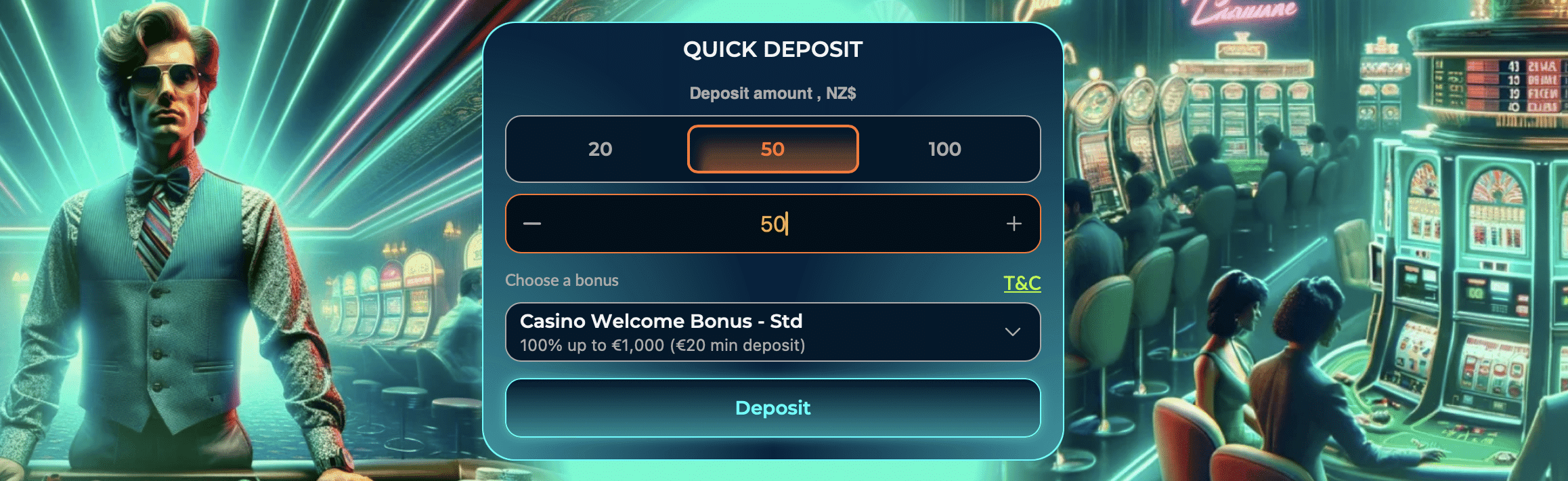 AllSpins Casino - welcome bonus