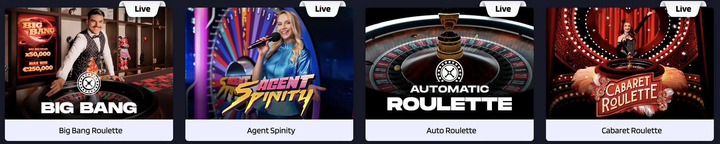 Lucky Mister Casino - live games