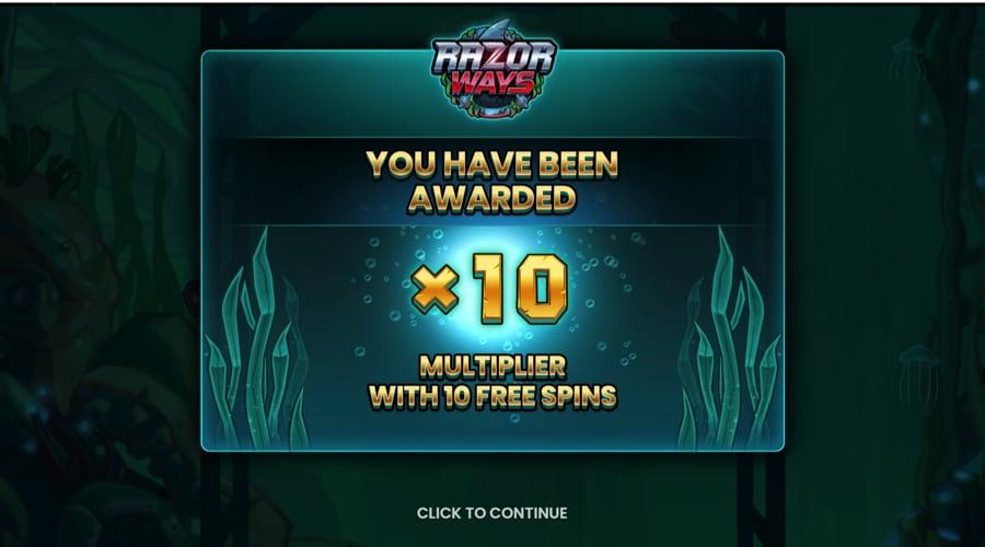 Razor Ways slot features