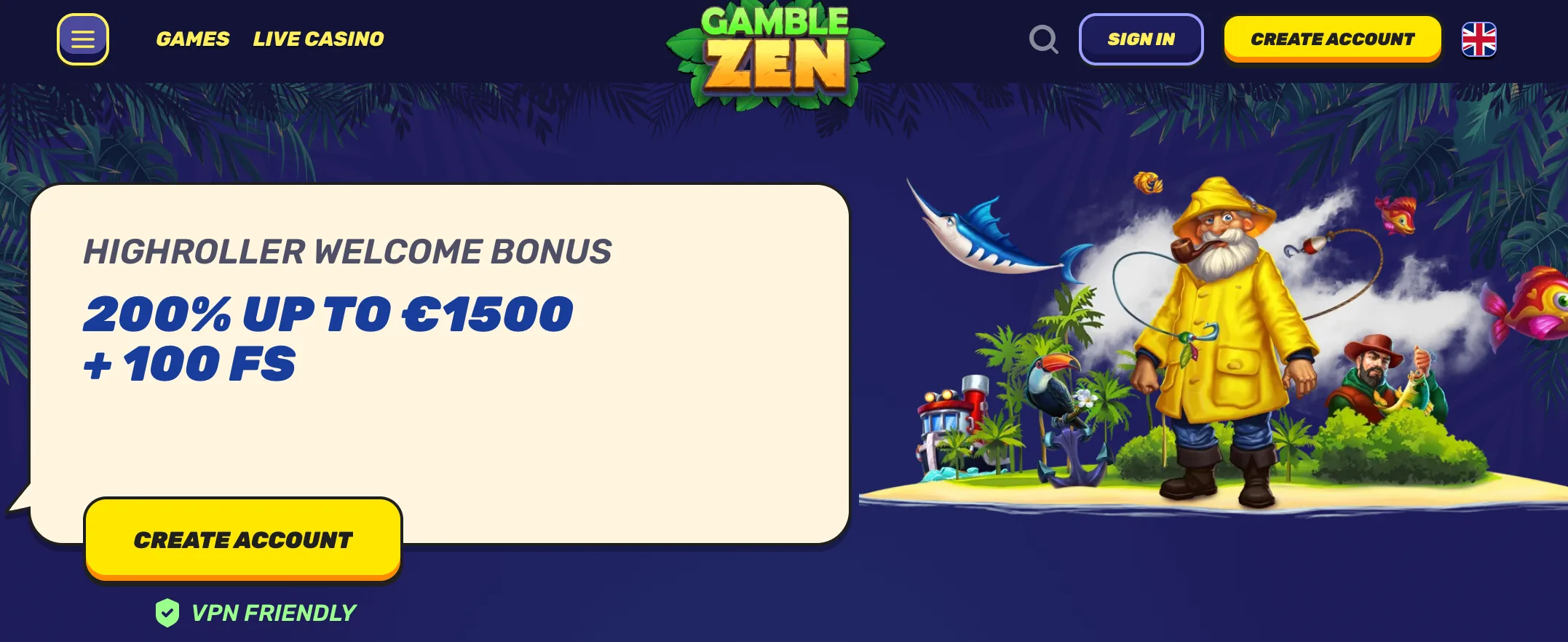 GambleZen highroller bonus