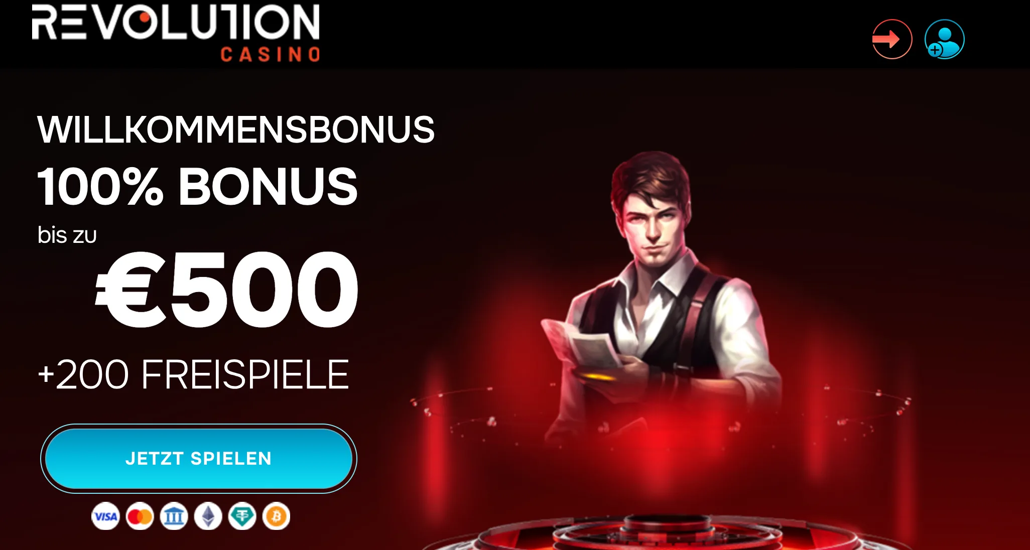 Revolution Casino Austrian Offer