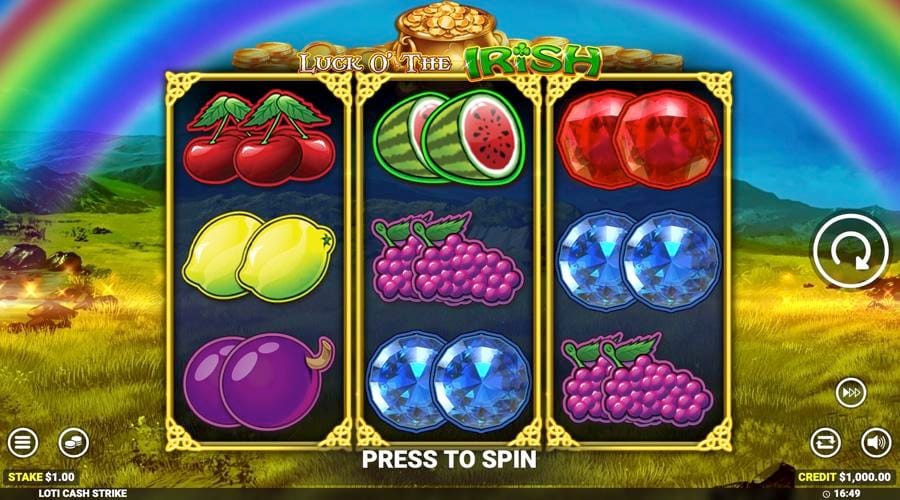 Luck O’ the Irish Cash Strike - slot game preview