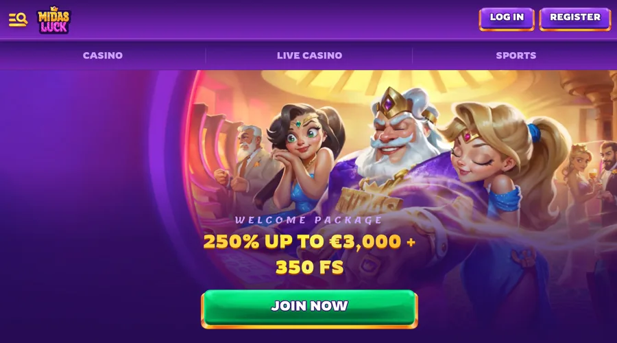 Automaty w Midasluck Casino: najlepsze tytuły
