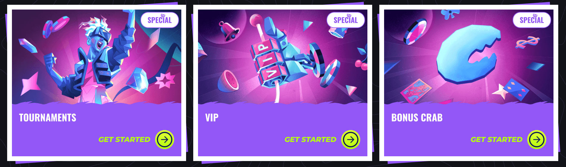 torunaments vip bonus crab