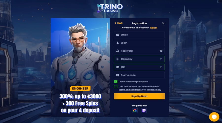 Trino free spins