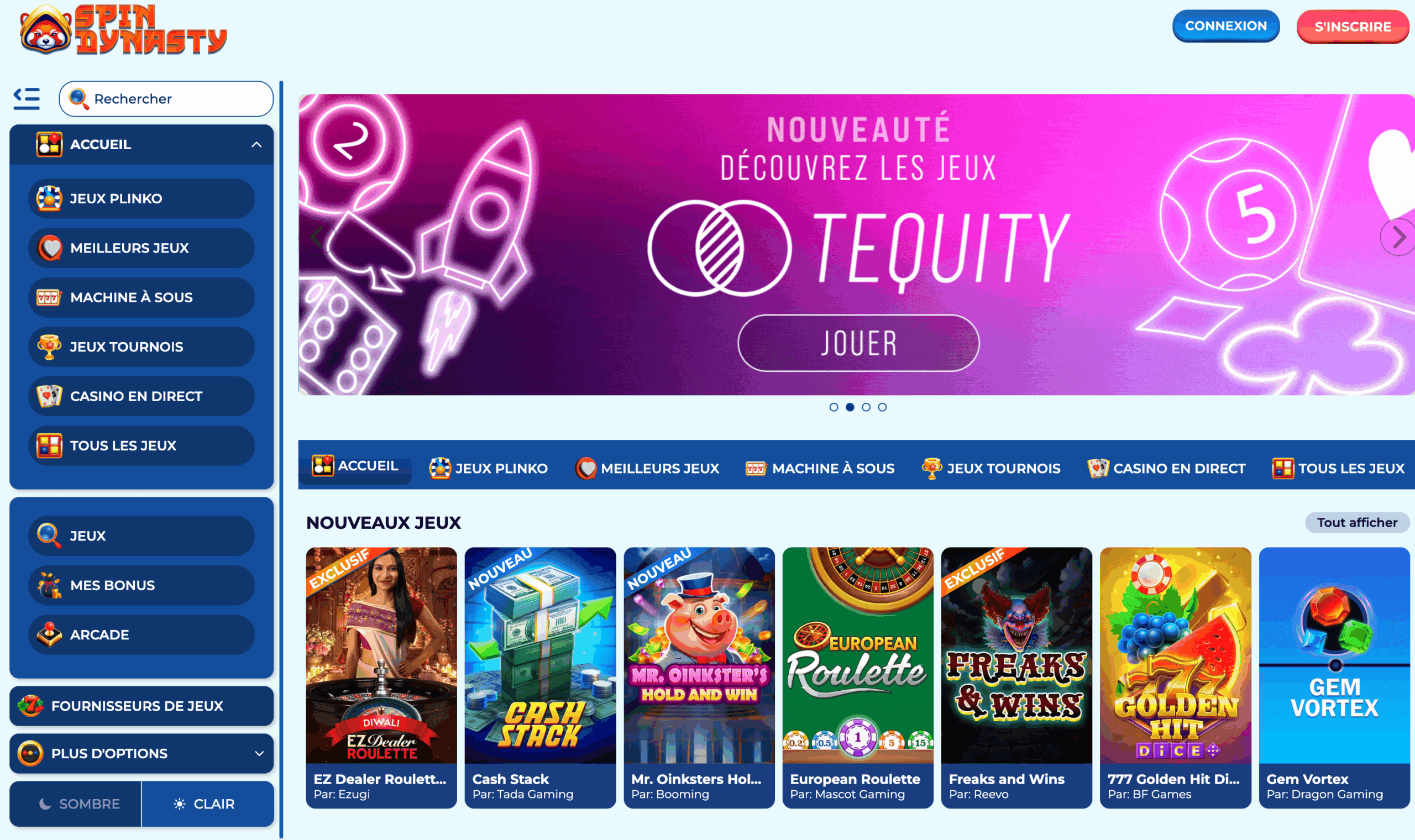 Spin Dynasty top games