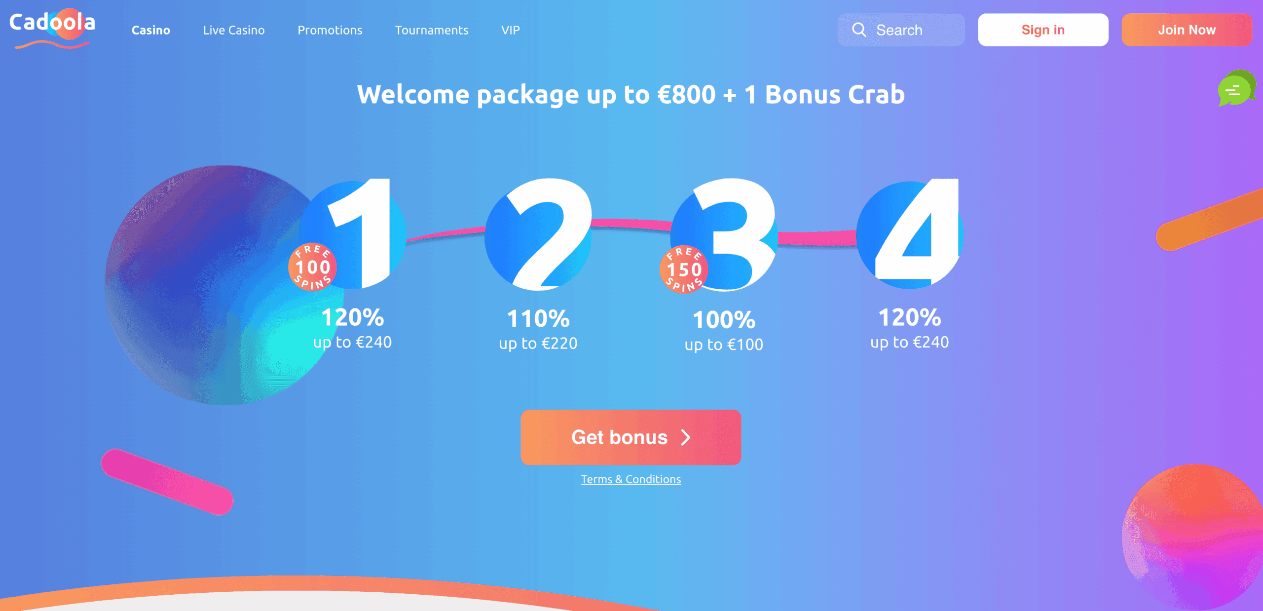 Cadoola welcome offer