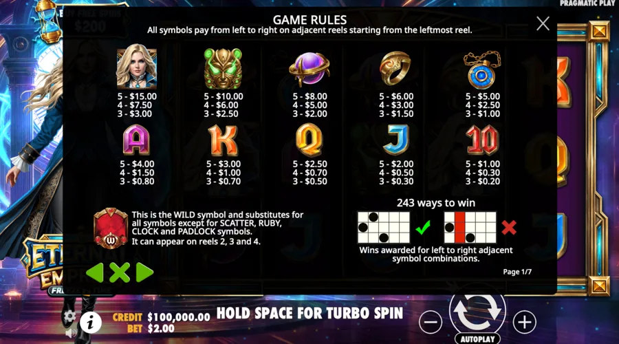 Eternal Empress Freeze Time Slot Demo » Pragmatic Play