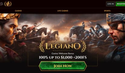 Legiano Free Spins Promo Code