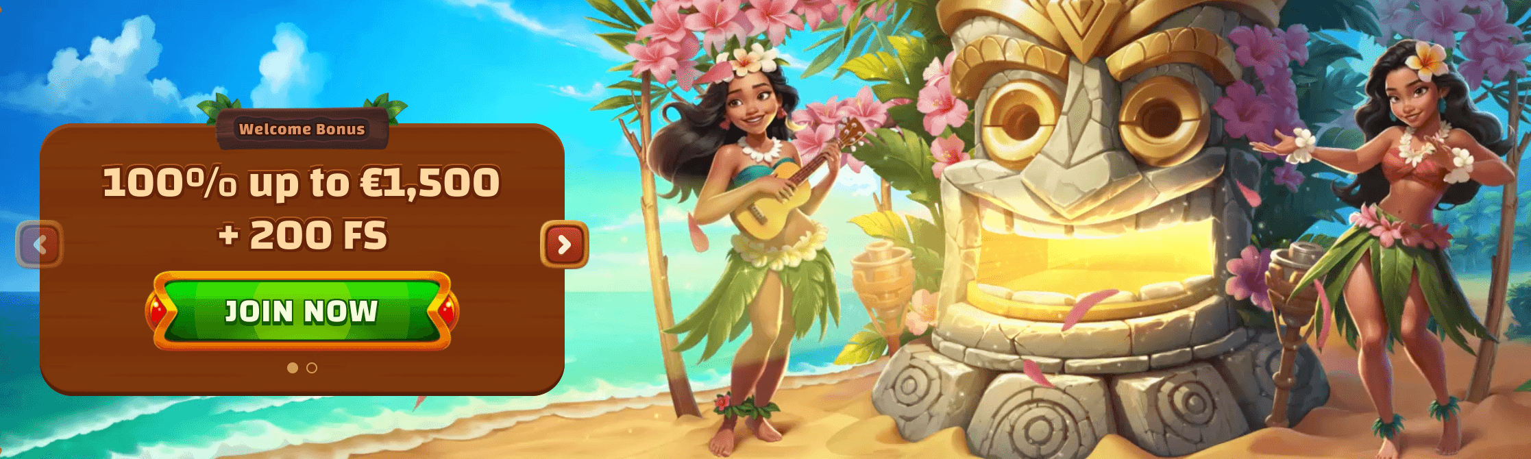 Tiki Casino welcome offer