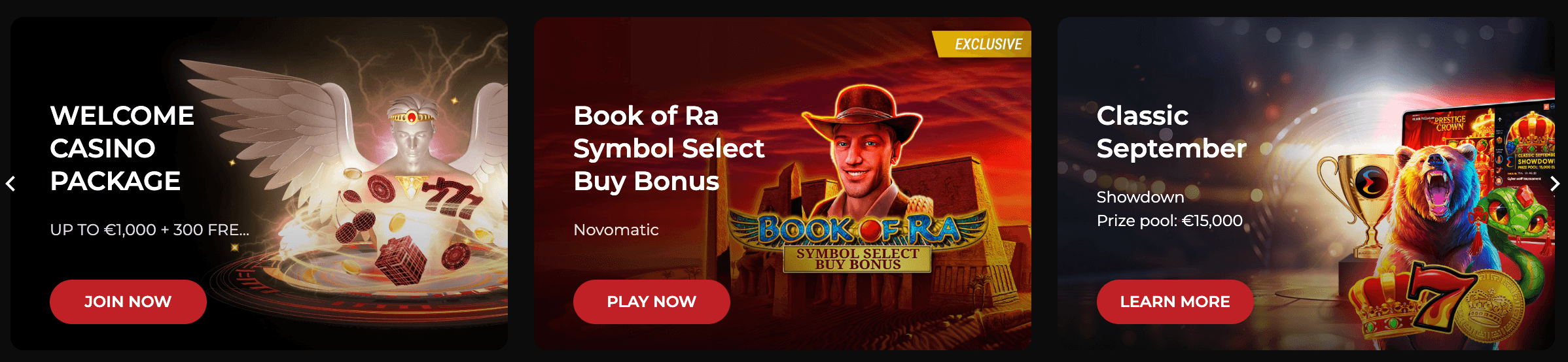 God of Casino - promos