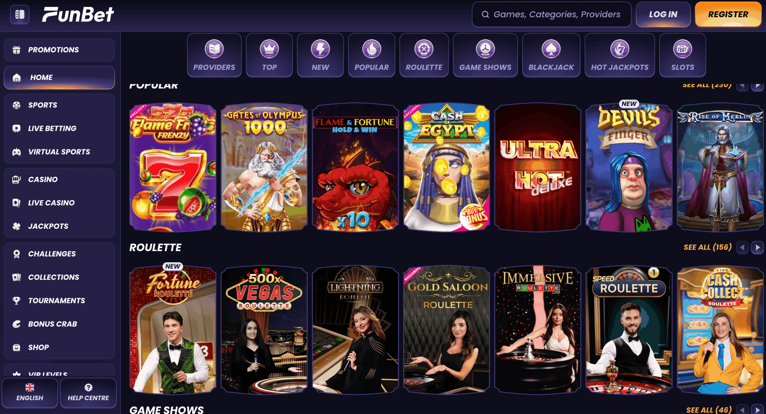 Funbet games