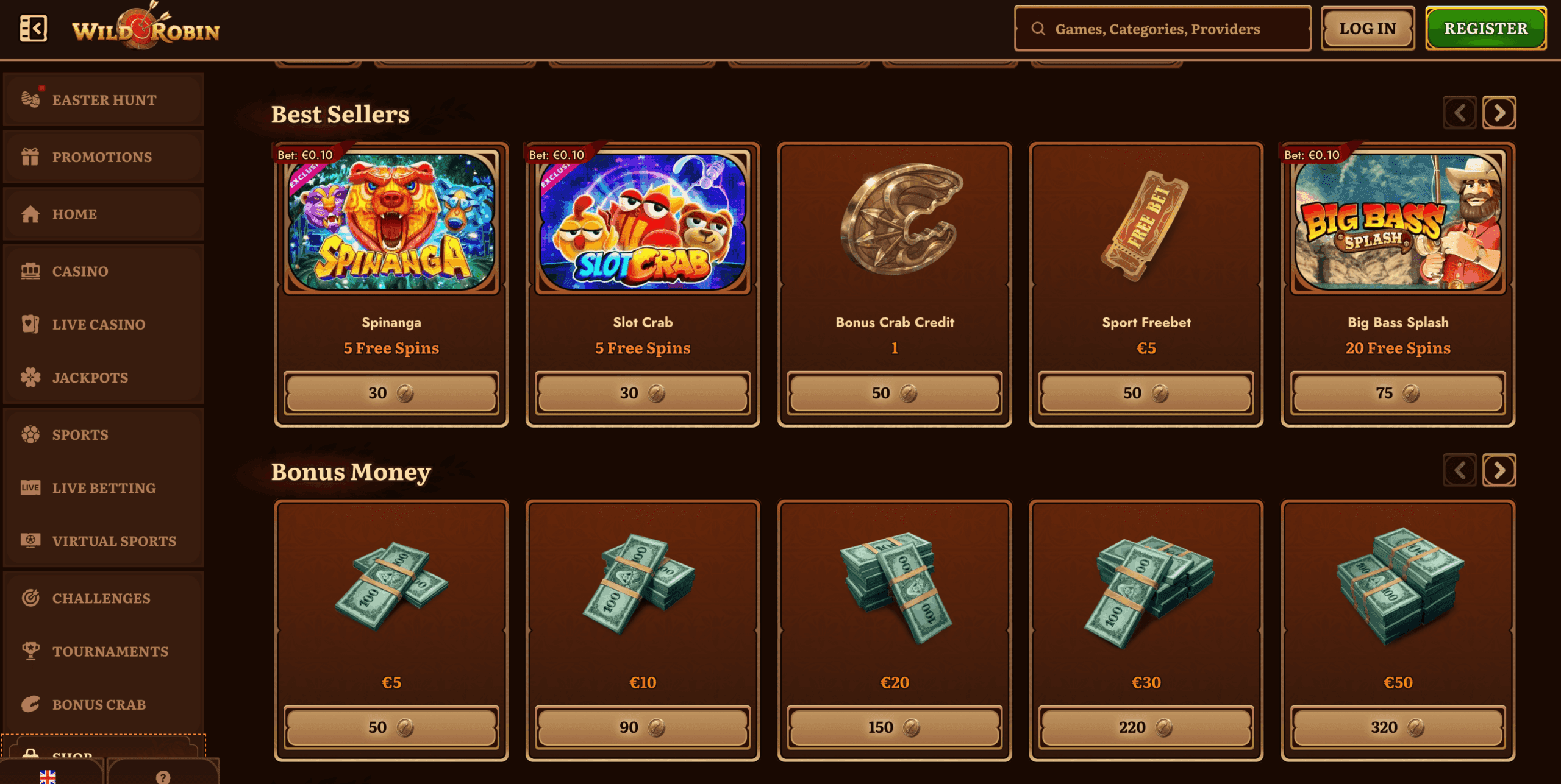 Wild Robin Casino butik