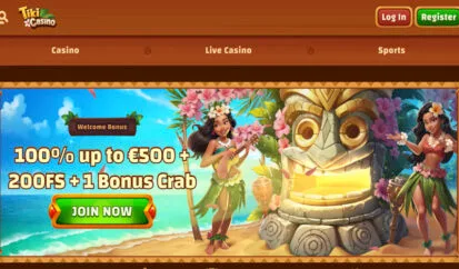 tiki casino free spins
