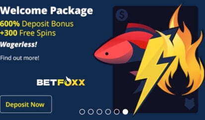 BetFoxx Casino Welcome Bonus