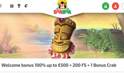 BoaBoa Casino Welcome Bonus