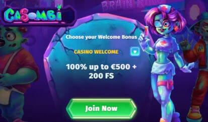 Casombie Welcome Bonus