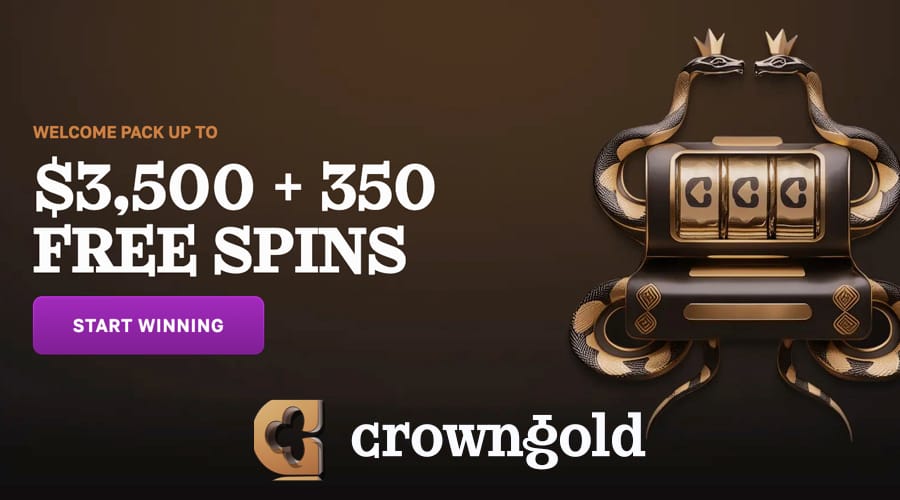 CrownGold casino welcome bonus