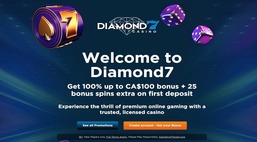 Diamond7 Casino Welcome Bonus