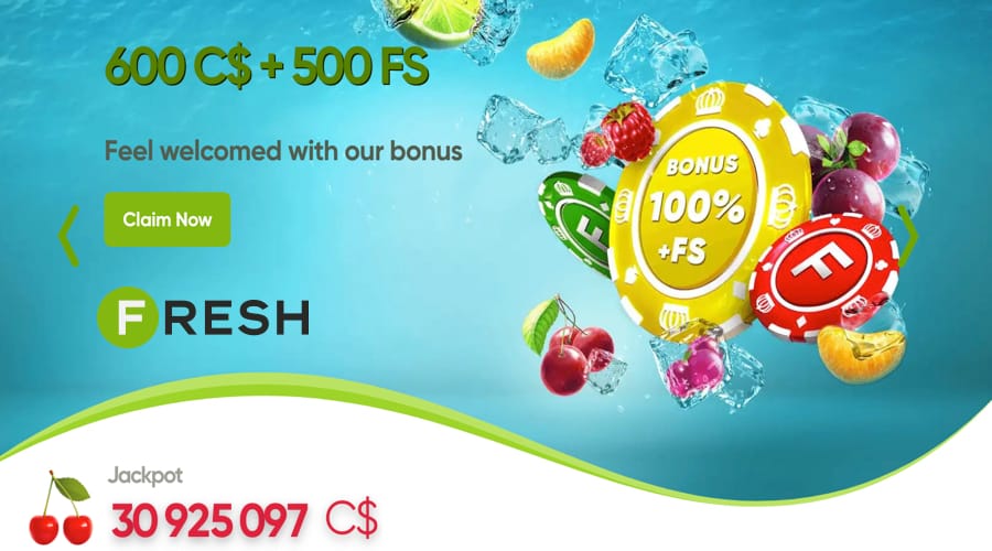 Fresh casino welcome bonus