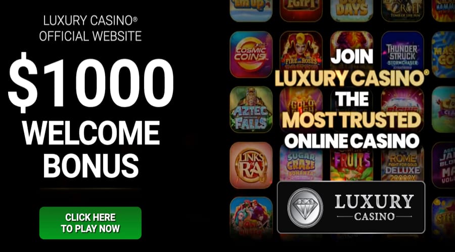Luxury Casino Welcome Bonus