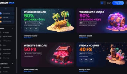 Monaco Jack Free Spins