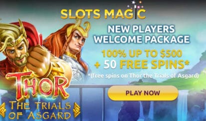 Slots Magic welcome bonus