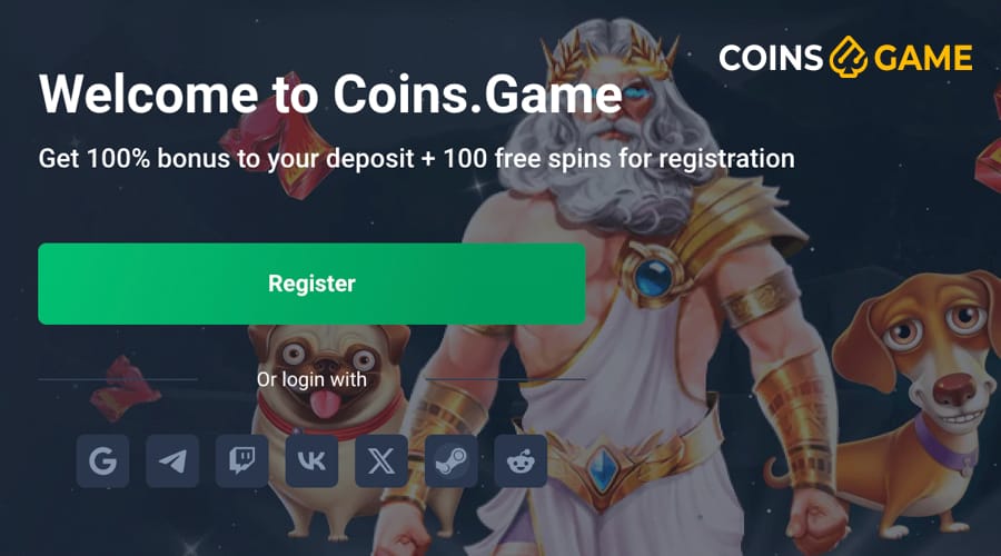 Coins Game Welcome Bonus