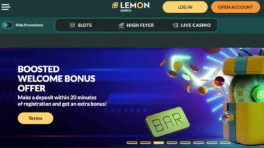 Lemon Casino Welcome Bonus