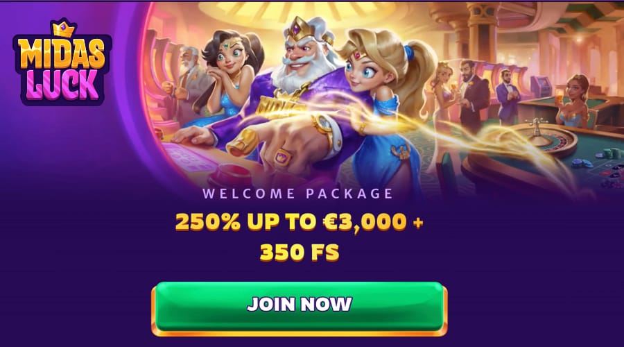Midas Luck Welcome Bonus