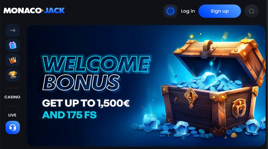Monaco Jack Casino welcome bonus