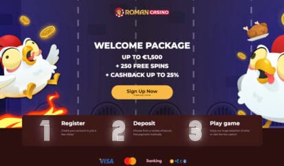 Roman Casino Welcome Bonus