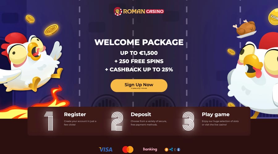 Roman Casino Welcome Bonus