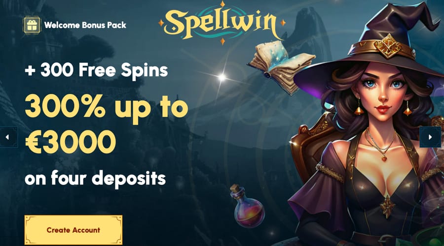 SpellWin Casino Welcome Bonus