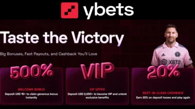 YBets Casino Welcome Bonus