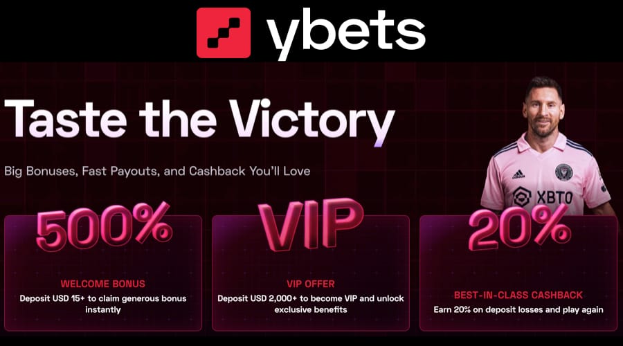 YBets Casino Welcome Bonus