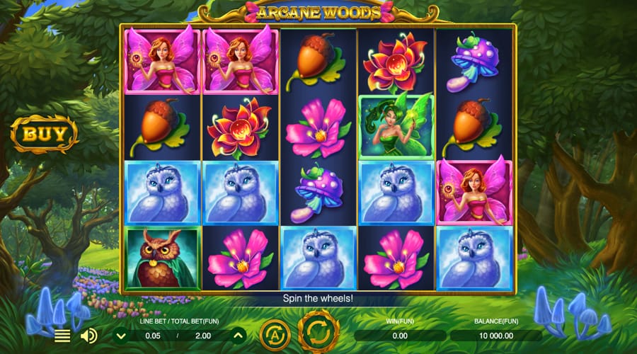 Arcane Woods slot demo - Zillion Games