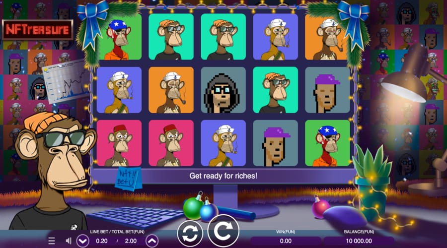 NFTreasure slot demo - Zillion Games