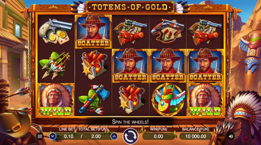 Totems of Gold slot game
