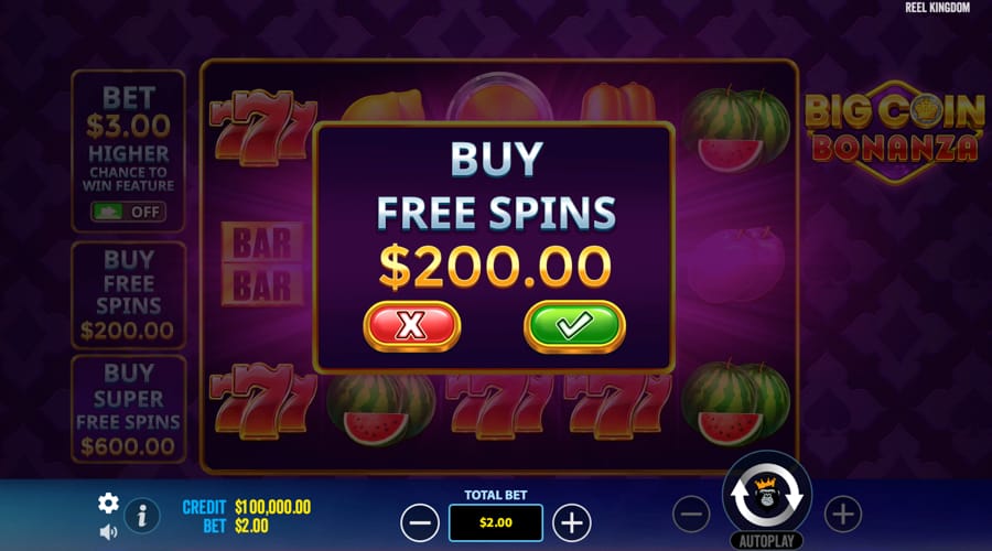 Big Coin Bonanza buy bonus