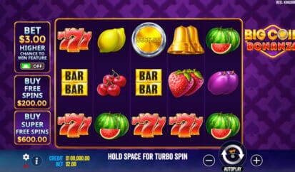 Big Coin Bonanza slot release