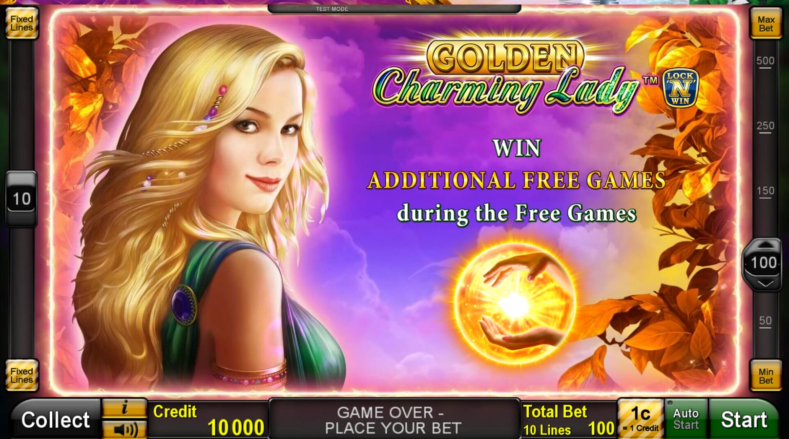 Cash Connection: Golden Charming Lady