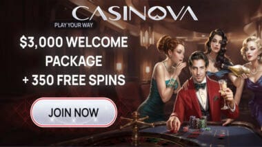 Casinova Free Spins (EU Bonus)