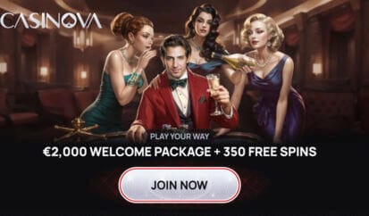 Casinova Welcome Bonus