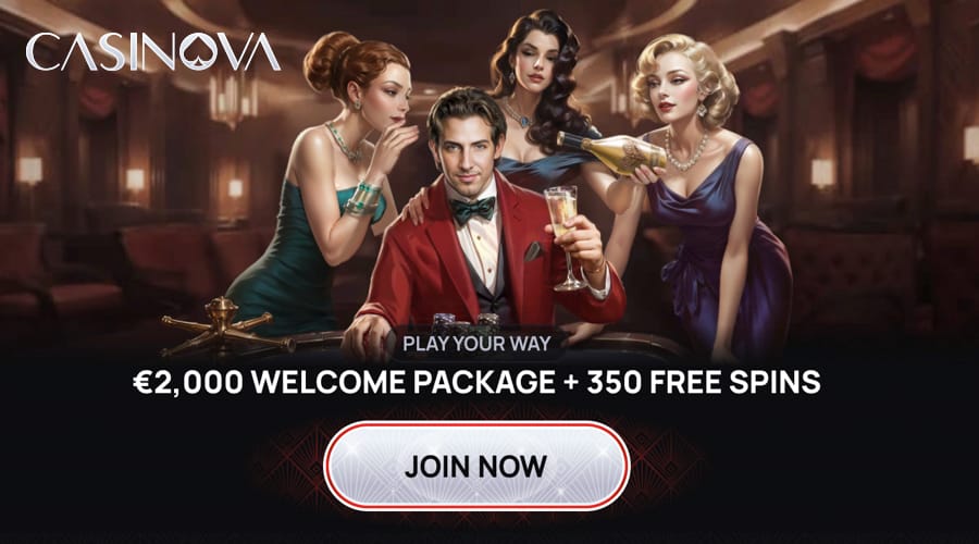 Casinova Welcome Bonus