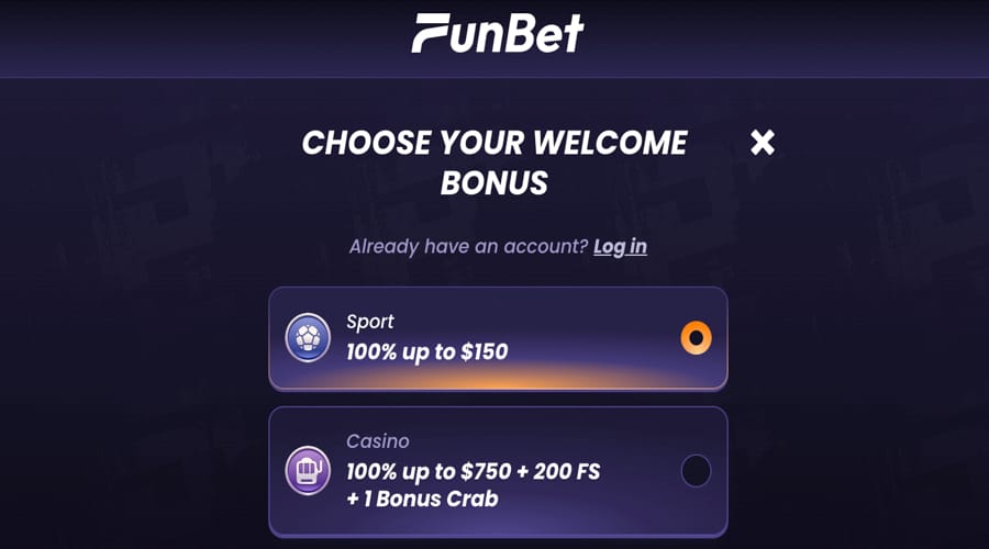 funbet sports bonus