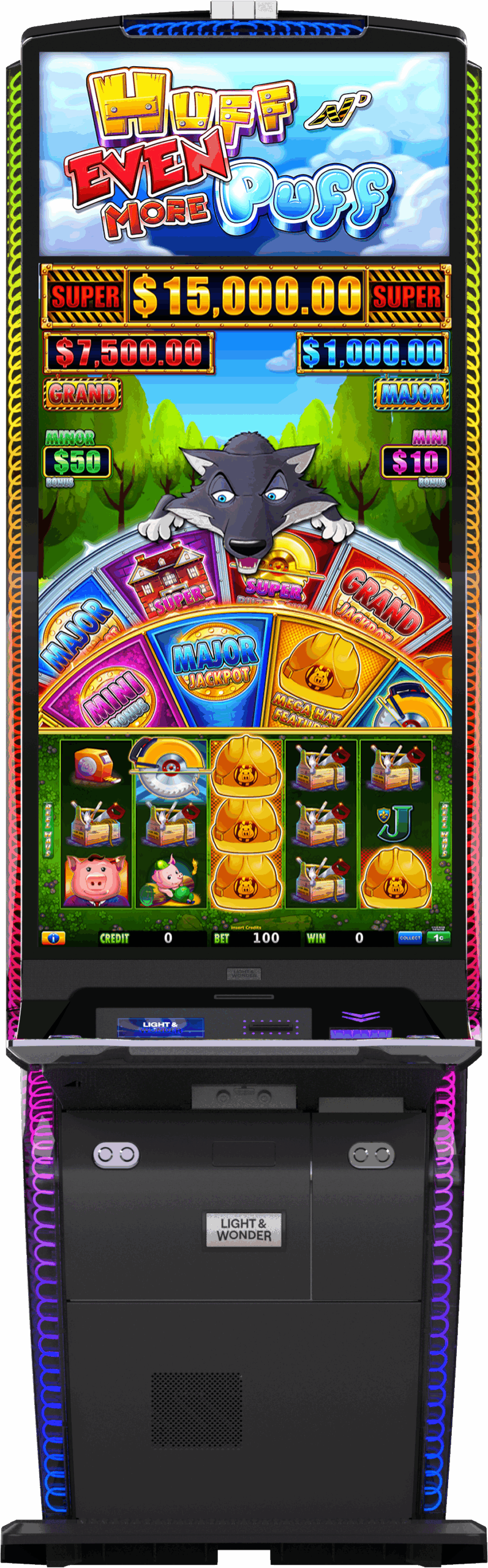 Huff n' even more Puff slot cabinet