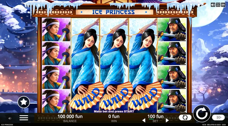 Ice Princess slot demo - Belatra Games